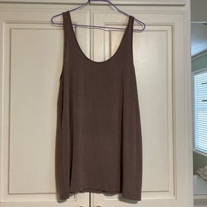 Tan undershirt tank